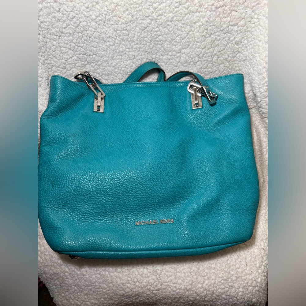 Michael Kors Turquoise Shoulder Bag - Needs TLC